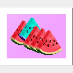 It's good to be different watermelon Posters and Art